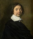 Portrait of a man, 1660 by Dutch Golden age painter Frans Hals